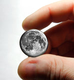 Full Moon Glass Cabochon for Jewelry Making