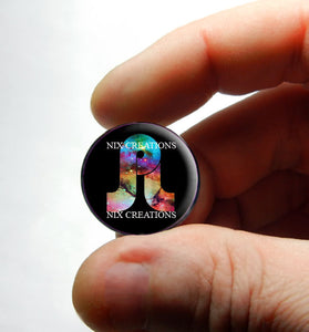 Pretty Lights Glass Cabochon - Design 1 - for Jewelry Making
