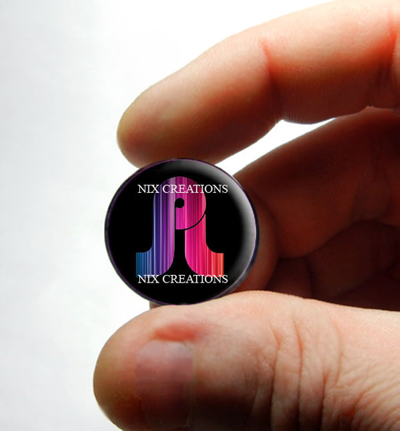 Pretty Lights Glass Cabochon - Design 10 - for Jewelry Making