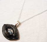 TOOL - Third Eye Polymer Clay Pendant with 22 inch Sterling Silver Necklace